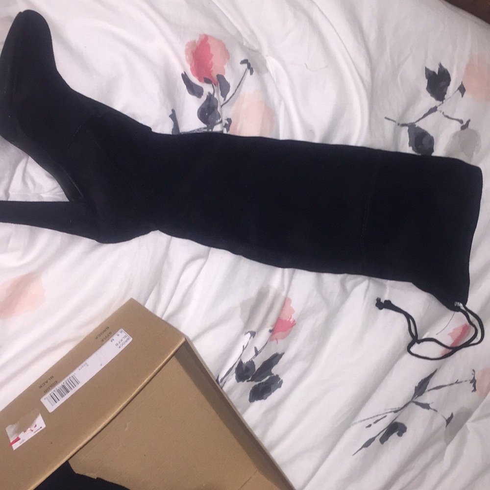 Zigisoho black over the knee heal boots